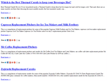 Tablet Screenshot of coffeecarafereviews.com